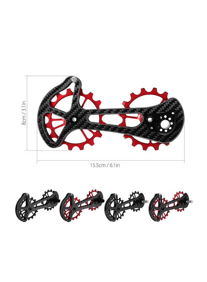 Generic 16T Bicycle Ceramic Bearing Jockey Pulley Wheel Set - Image 4
