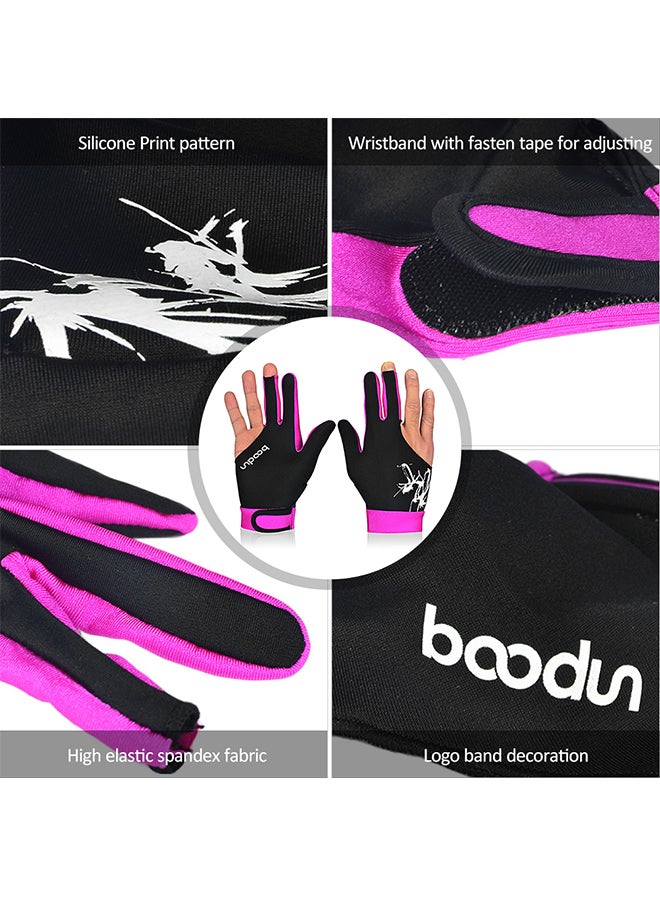 BOODUN 3 Fingers Cue Sports Glove - Image 3