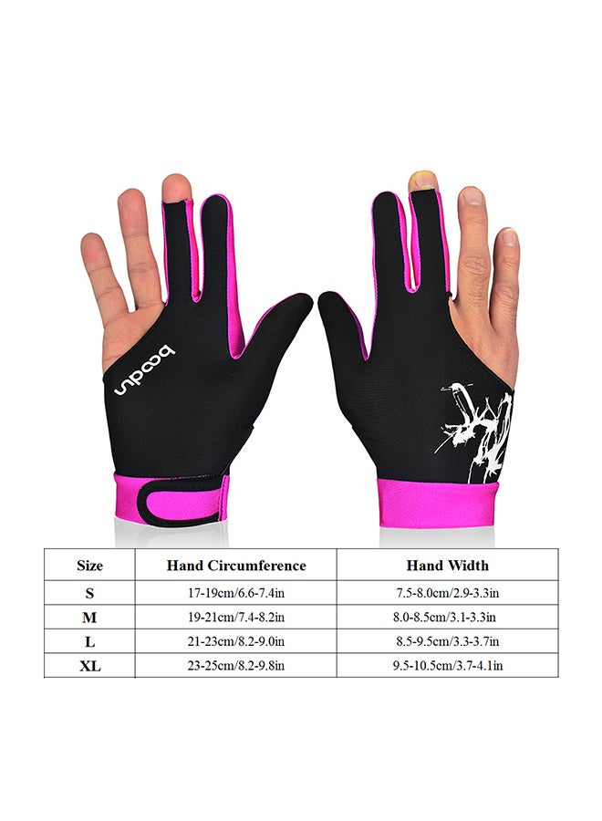 BOODUN 3 Fingers Cue Sports Glove - Image 2