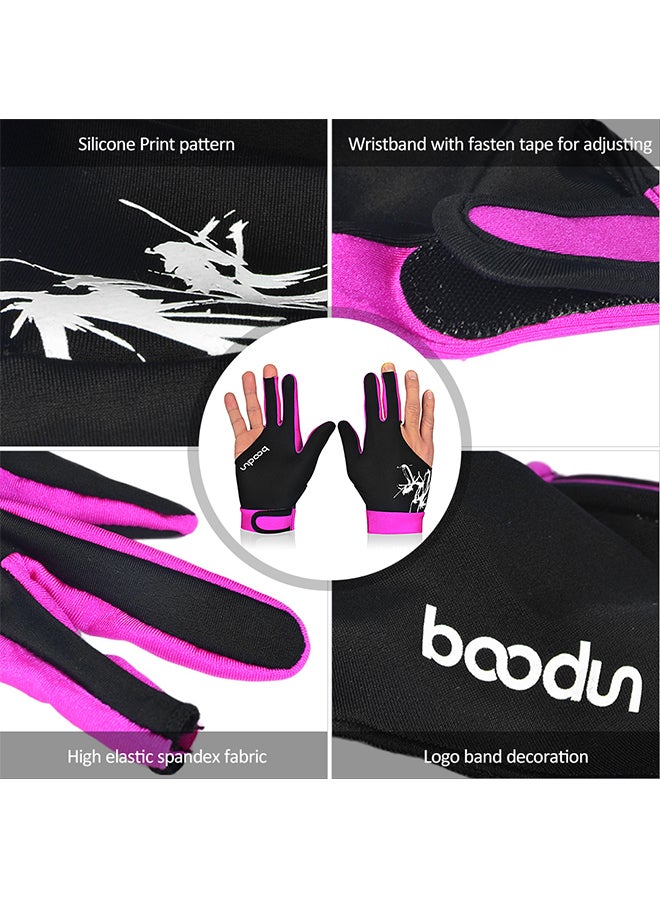 BOODUN 3 Fingers Cue Sports Glove - Image 4
