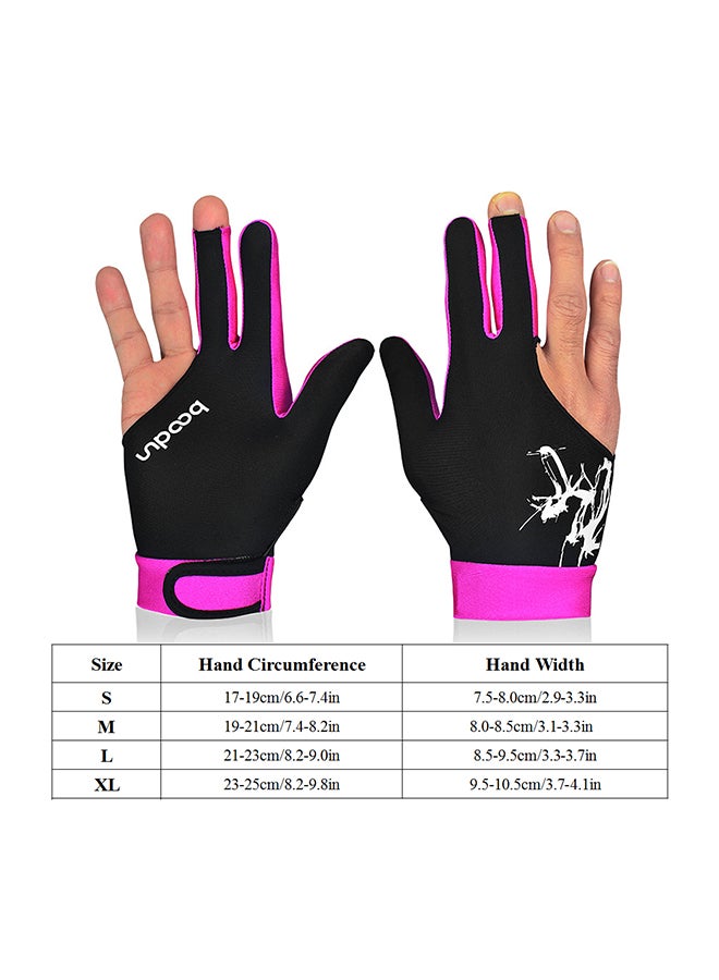 BOODUN 3 Fingers Cue Sports Glove - Image 4