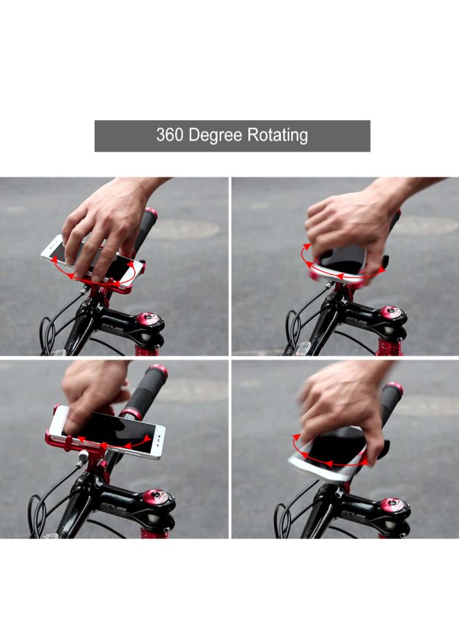 GUB 360 Degree Rotating Adjustable Bike Handlebar Mount Phone Holder  - Image 3