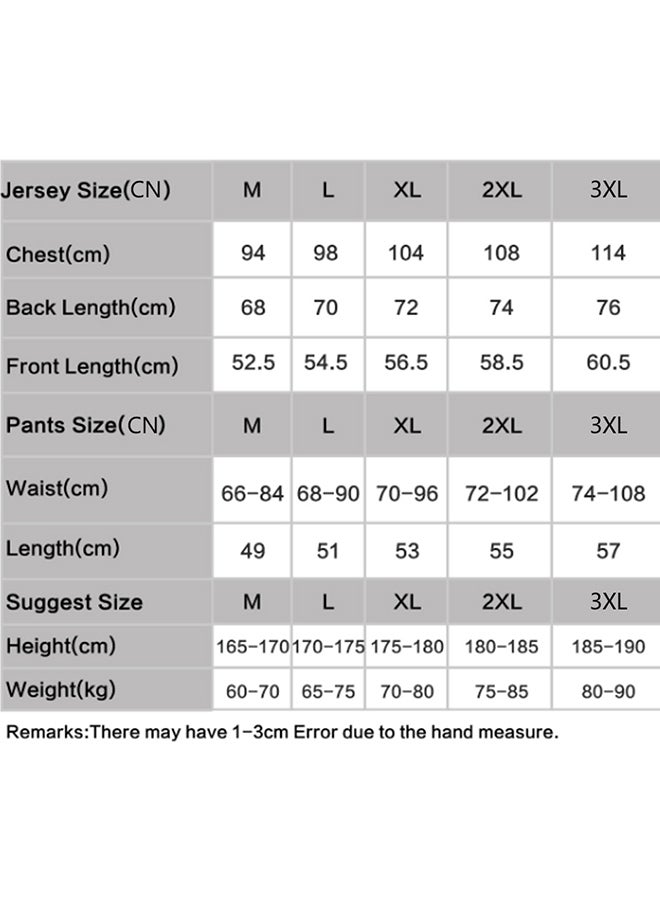 Generic Breathable Short Sleeve Jersey With Padded Shorts - Image 3