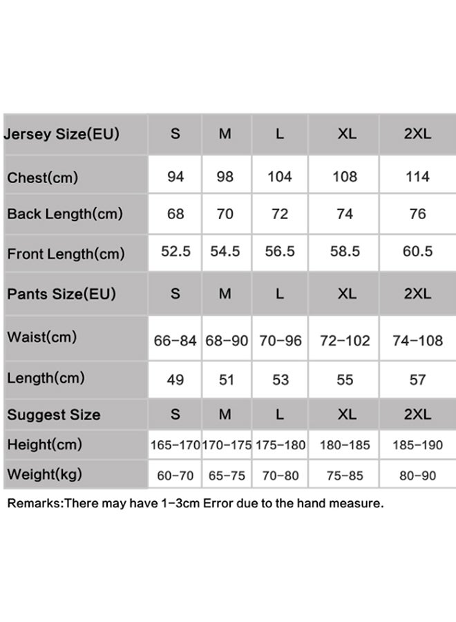 Generic Breathable Short Sleeve Jersey With Padded Shorts - Image 4