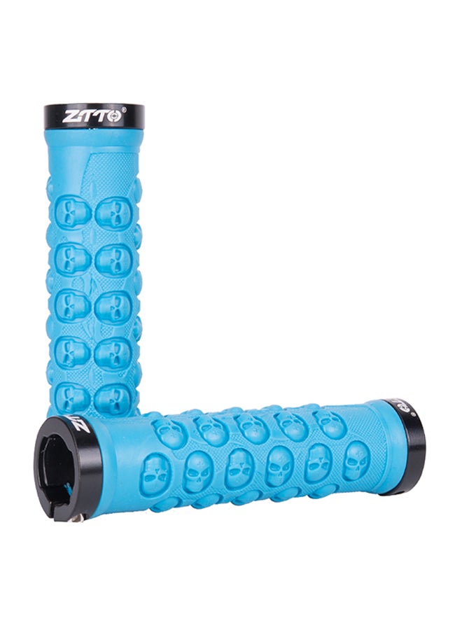 زد تي تي أو مجموعة مقابض مقود الدراجة مضادة للانزلاق للدراجة الجبلية القابلة للطي مكونة من قطعتين - Image 4