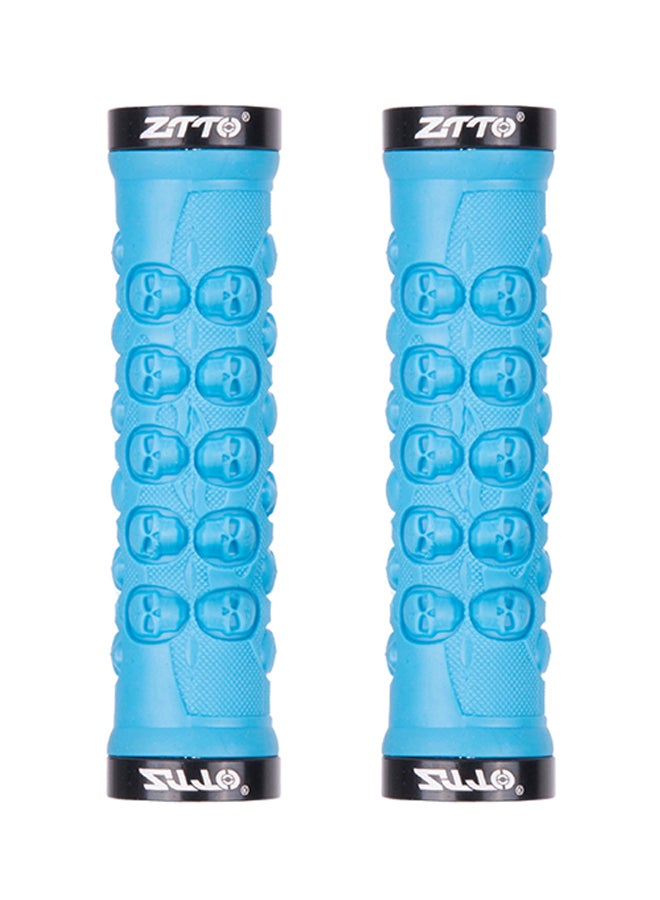 زد تي تي أو مجموعة مقابض مقود الدراجة مضادة للانزلاق للدراجة الجبلية القابلة للطي مكونة من قطعتين - Image 1