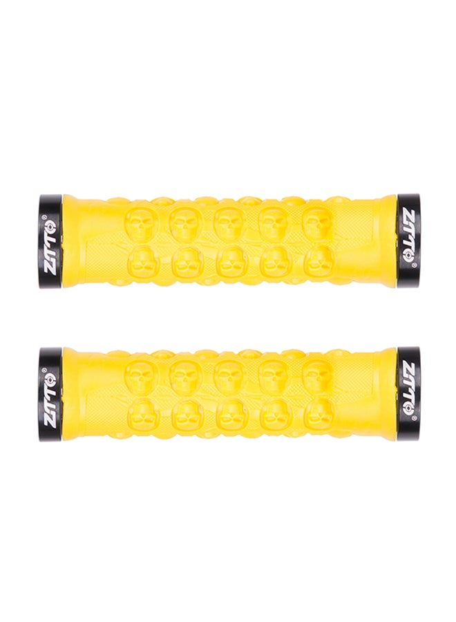 زد تي تي أو مجموعة مقابض مقود الدراجة مضادة للانزلاق للدراجة الجبلية القابلة للطي مكونة من قطعتين - Image 2