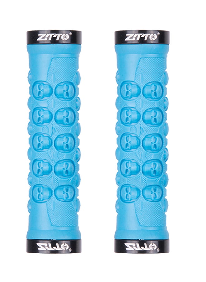 زد تي تي أو مجموعة مقابض مقود الدراجة مضادة للانزلاق للدراجة الجبلية القابلة للطي مكونة من قطعتين - Image 2