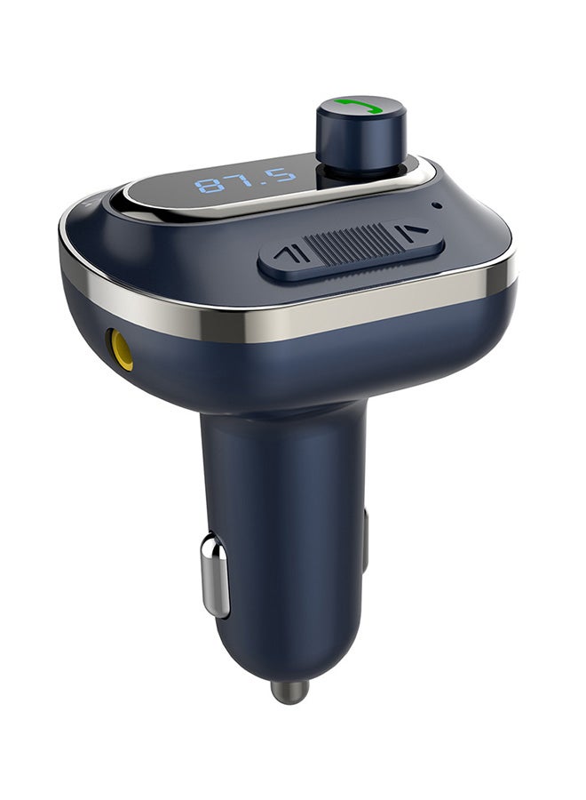 Bluetooth Handsfree Car Charger Blue 
