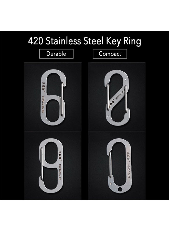 Generic Multifunctional Stainless Steel Key Chain Ring  - Image 4
