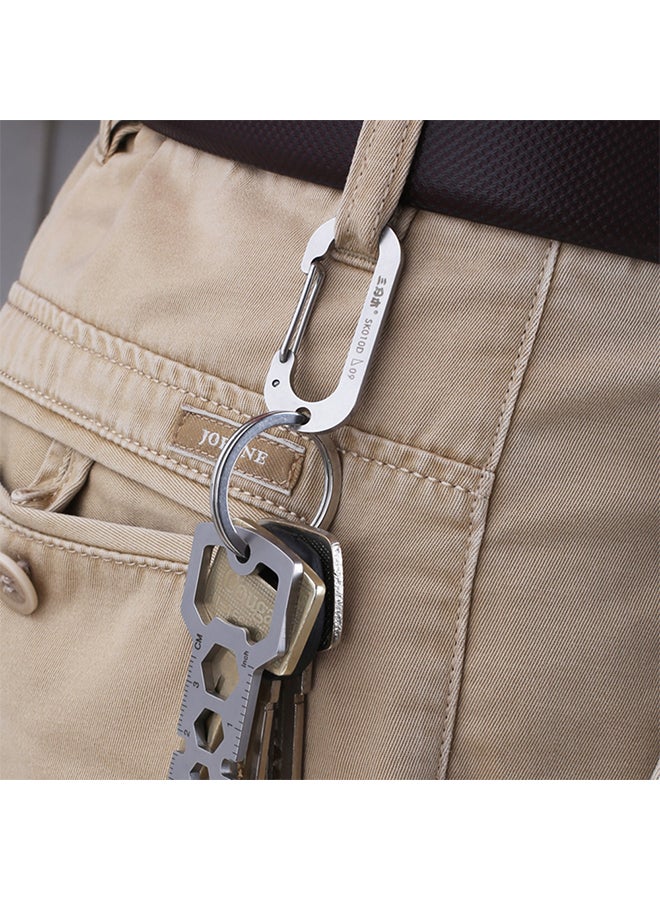Generic Multifunctional Stainless Steel Key Chain Ring  - Image 5