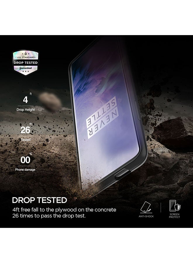 VRS Design Damda High Pro Shield Protective Case Cover For OnePlus 7 Pro Steel Silver - Image 2
