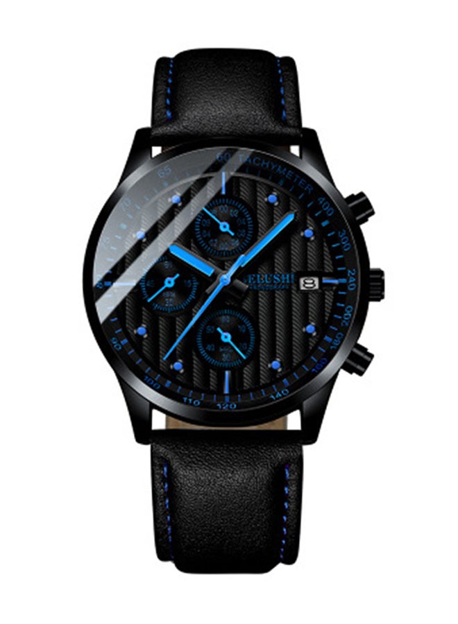 Belushi Men's Water Resistant Leather Chronograph Watch  - Image 1