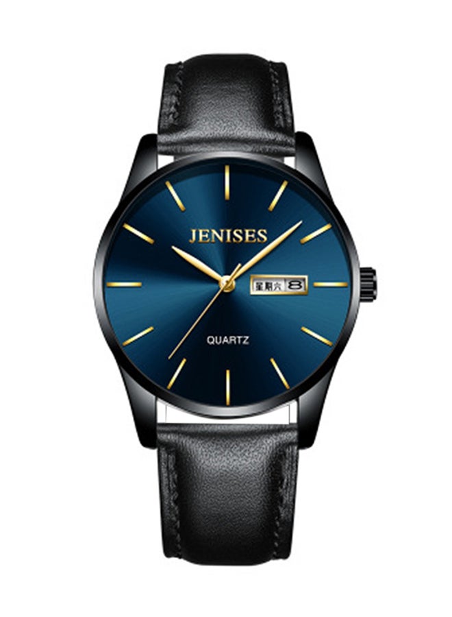 Belushi - men Water Resistant Leather Chronograph Watch - Image 1