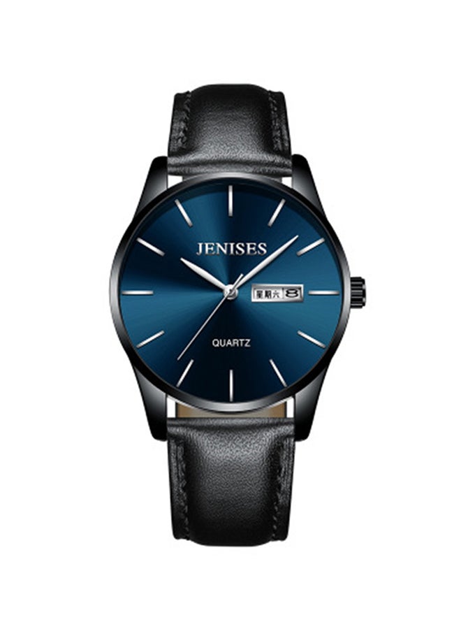 Belushi men Water Resistant Leather Chronograph Watch  - Image 1