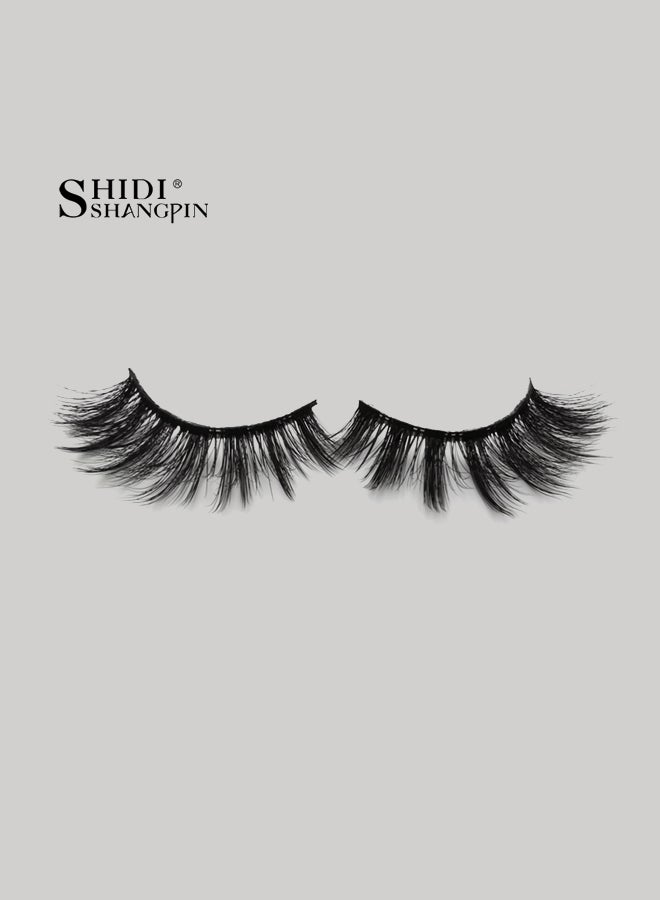 ANSELF 4-Pairs 3D False Eyelashes Black - Image 5
