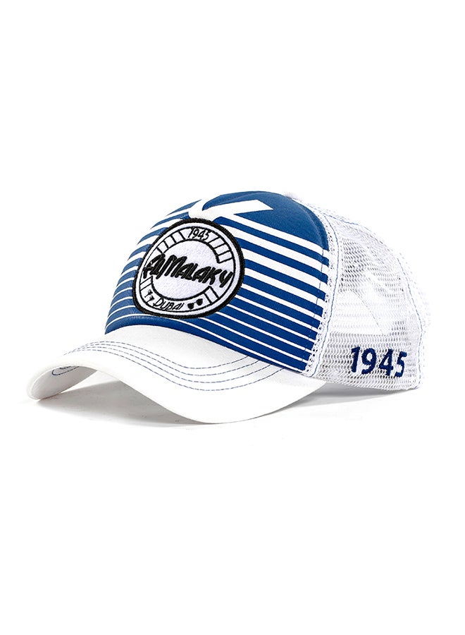 AlNasr Club 1945 Al Malaky Cap White/Blue/Black - Image 2