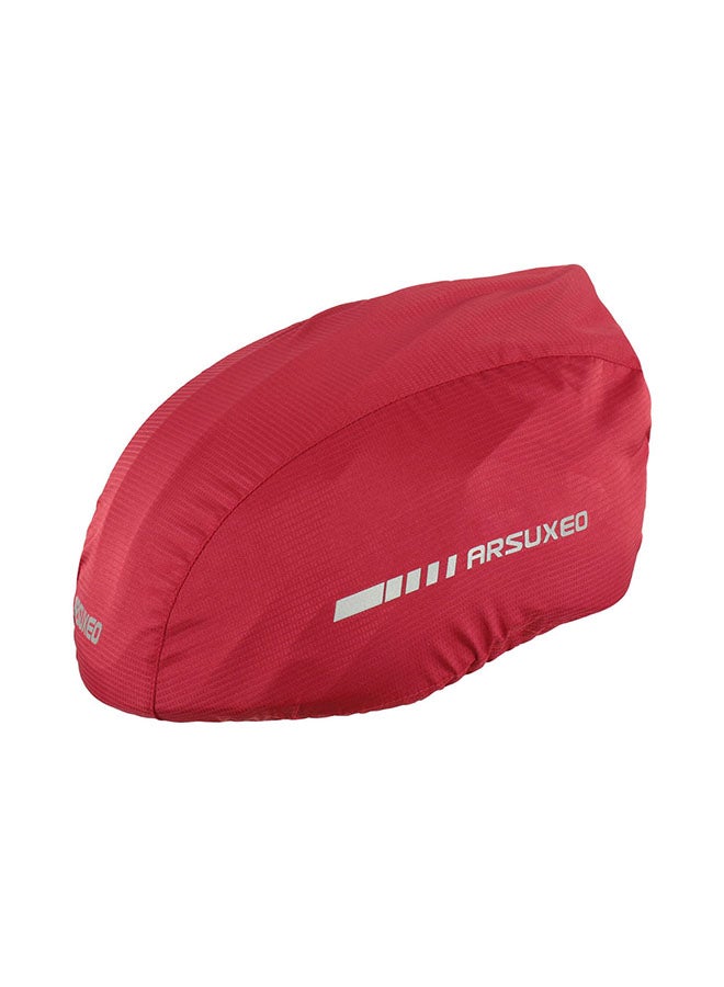 ARSUXEO Waterproof Bike Helmet Cover With Reflective Strip 30.0x19.0x0.5cm  - Image 1
