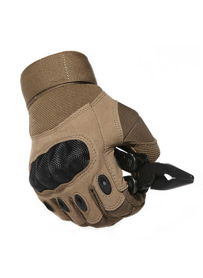 Generic Winter Thermal Waterproof And Windproof Touched Screen Zipper Sports Gloves 20.0x15.0x7.0cm  - Image 2