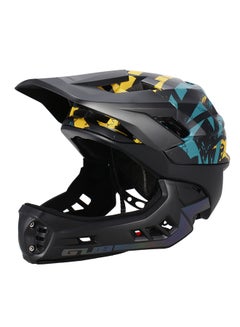 Detachable Full Face Helmet With Visor And Warning Light 33.5x24.0x22.0cm
