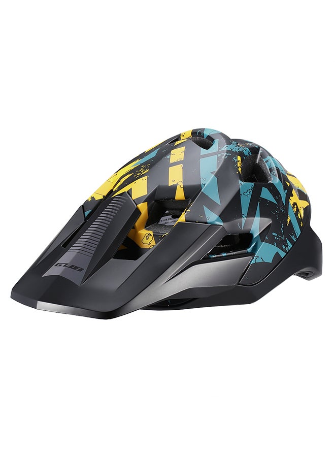 GUB - Detachable Full Face Helmet With Visor And Warning Light 33.5x24.0x22.0cm - Image 1