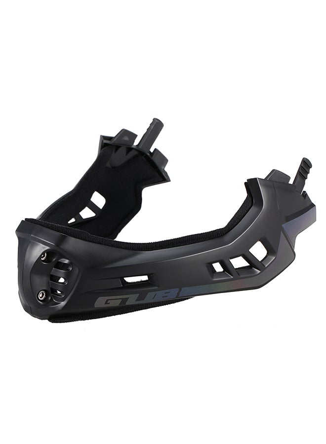 GUB - Detachable Full Face Helmet With Visor And Warning Light 33.5x24.0x22.0cm - Image 1