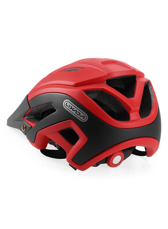 LIXADA - MTB Road 16 Vents Sports Safety Helmet With Detachable Visor 27.0x22.0x18.0cm - Image 1