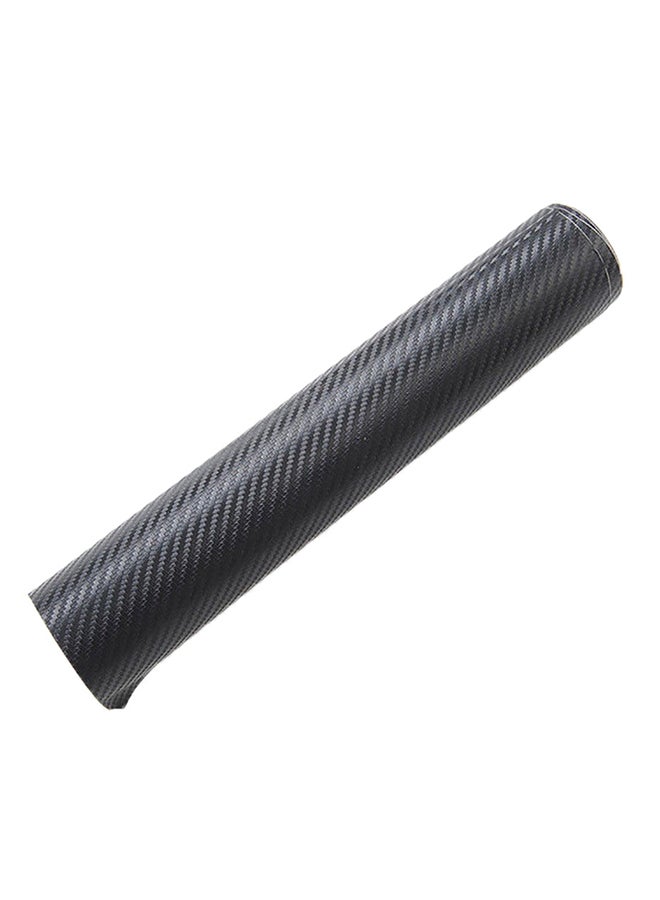 Generic Black Fashion 3D Carbon Fiber Vinyl Sticker  - Image 1