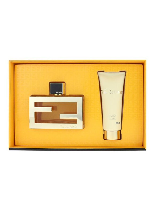 فيندي مجموعة هدايا فيندي إكستريم (EDP 75 ml, Body Lotion 75 ml)  - Image 3
