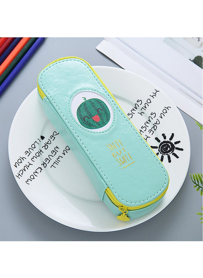 Fruit Pen Pencil Bag School Supplies Gift Mint Green - Image 2