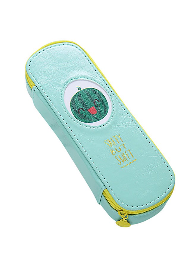 Fruit Pen Pencil Bag School Supplies Gift Mint Green - Image 1