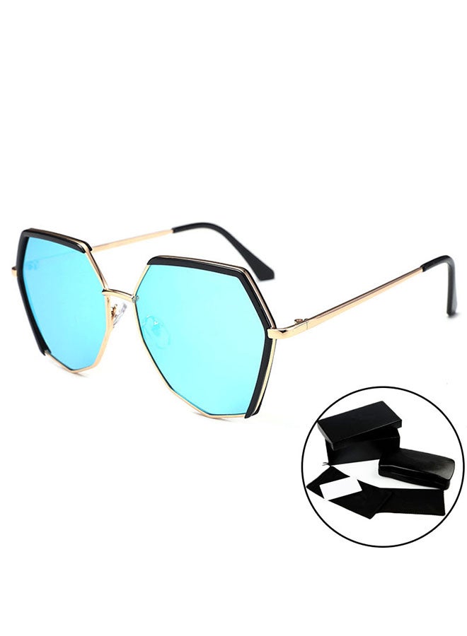 Irregular Polygon Vintage Sunglasses - Image 3