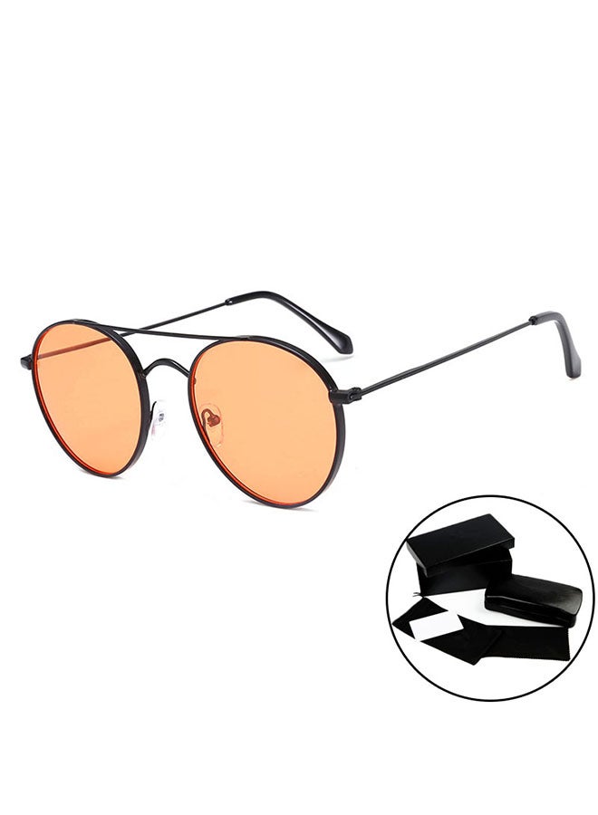 Metal Round Frame Sunglasses - Image 3