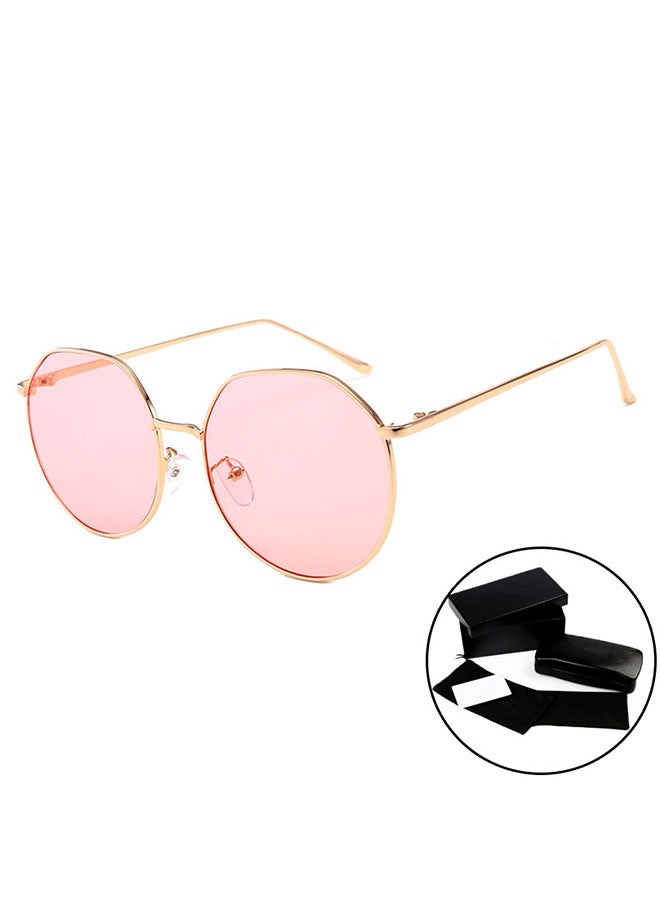 Polygonal Vintage Big Frame Sunglasses - Image 3