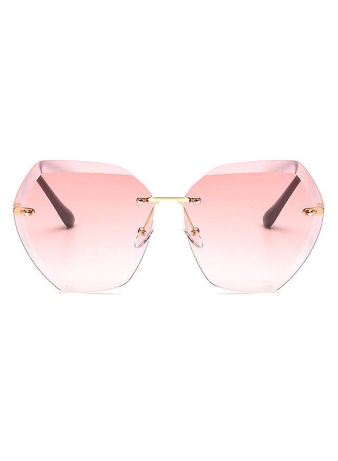 Polygonal Irregular Large Frame Sunglasses - Image 1
