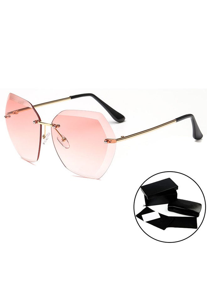 Polygonal Irregular Large Frame Sunglasses - Image 3