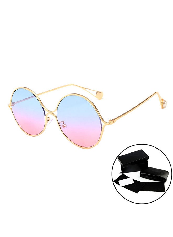 Vintage Round Frame Pearl Sunglasses - Image 3