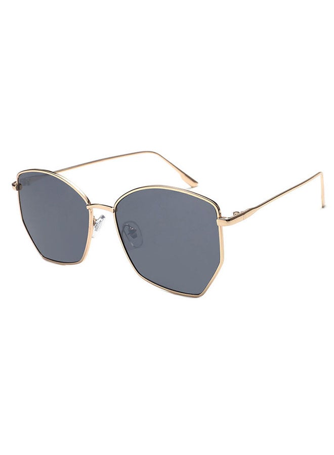 Retro Polygonal Big Frame Sunglasses - Image 2