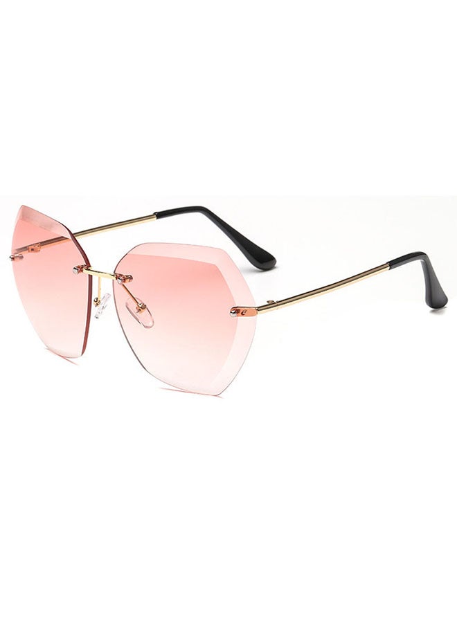 Polygonal Irregular Large Frame Sunglasses - Image 2