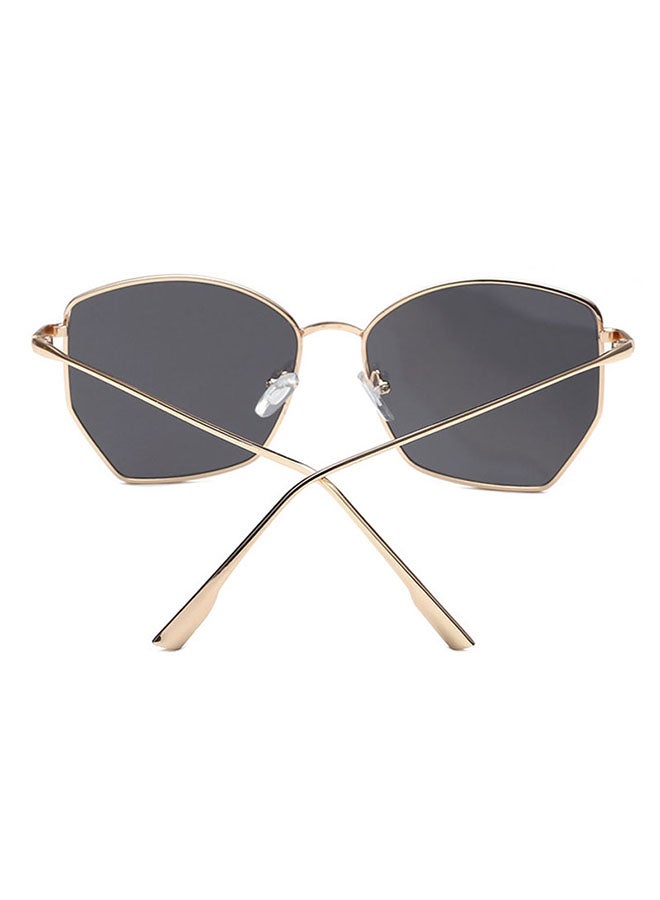 Retro Polygonal Big Frame Sunglasses - Image 5