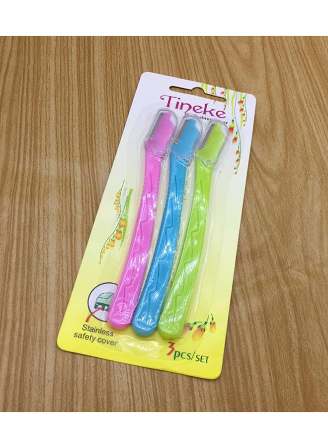 Stainless Steel Eyebrow Shaping Knife Multicolor 15x3x10cm - Image 2