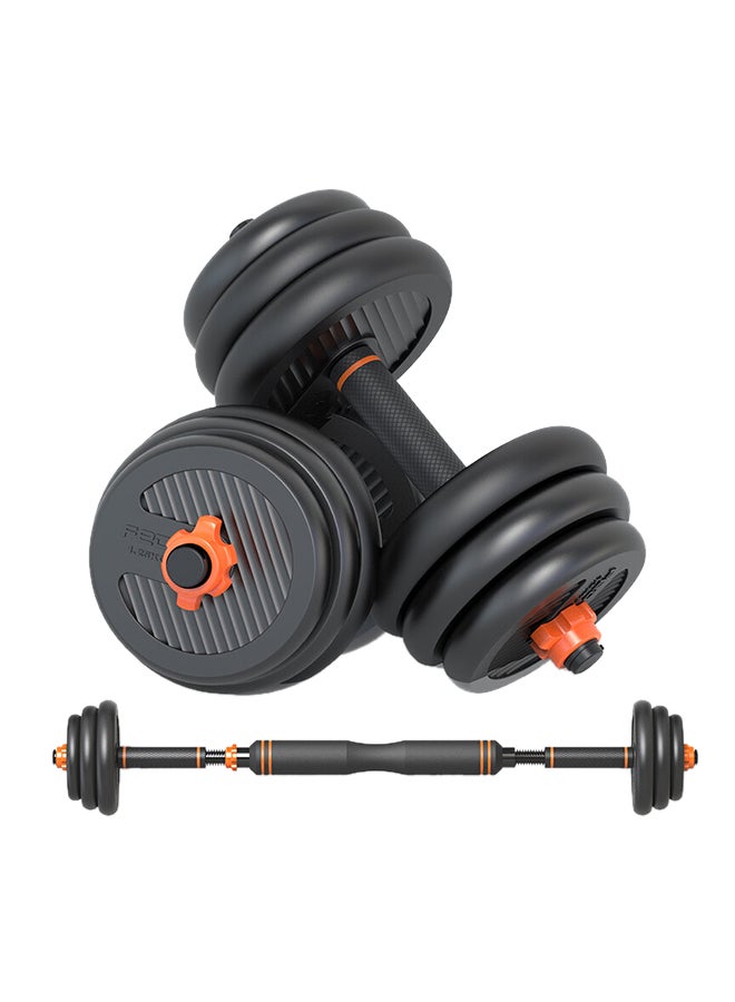 FED - Fashion Durable 2 In 1 Barbell And Dumbbell Set Removable 10kg - Image 1