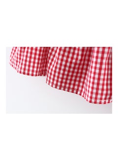 anabubu Sleeveless Vest and Shorts Set Red/Blue  - Image 3