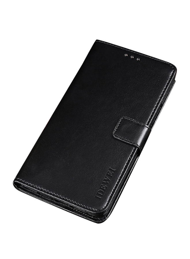 Protective Leather Case Cover For Ulefone Power 3 Black
