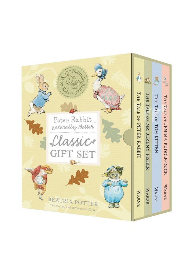 Peter Rabbit Naturally Better Classic Gift Set Hardcover English by Beatrix Potter - 40059