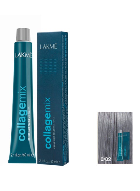 Collage Mix Cream Hair Colour 0/02 Silver 60ml