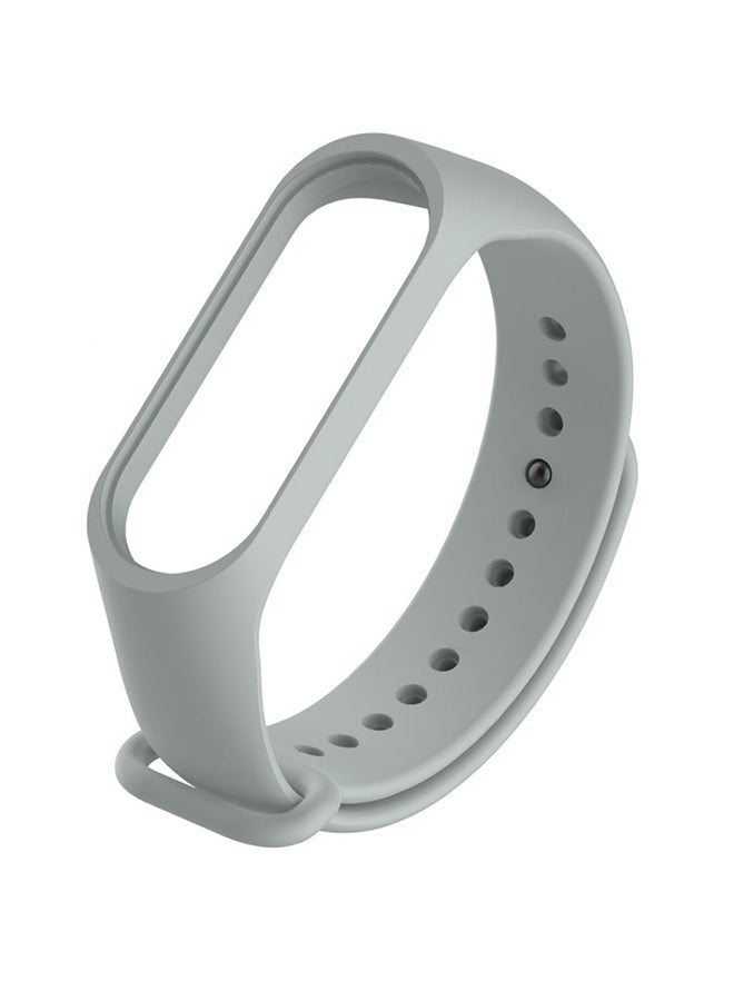 Bluelans TPU Replacement Watch Strap For Xiaomi Mi Band 3 Grey - Image 1