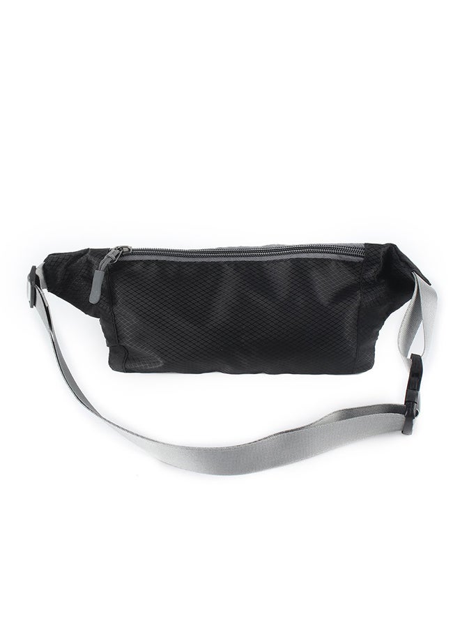 Waterproof Zipper Waistpack Bag Black  - Image 2
