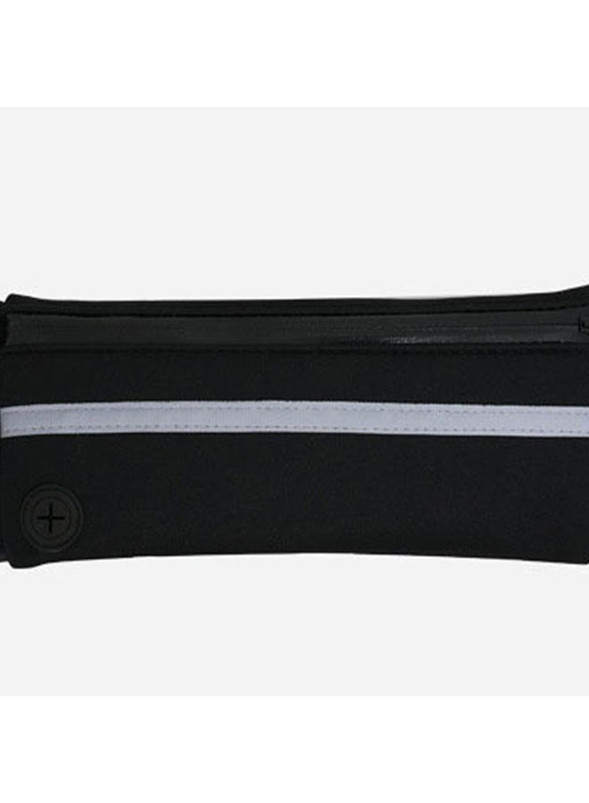 Generic - Anti-Theft Sports Zipper Waist Bag Black - Image 1
