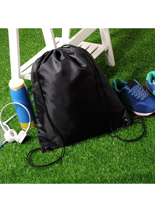 Generic Waterproof Gym Storage Backpack Bag Black  - Image 2